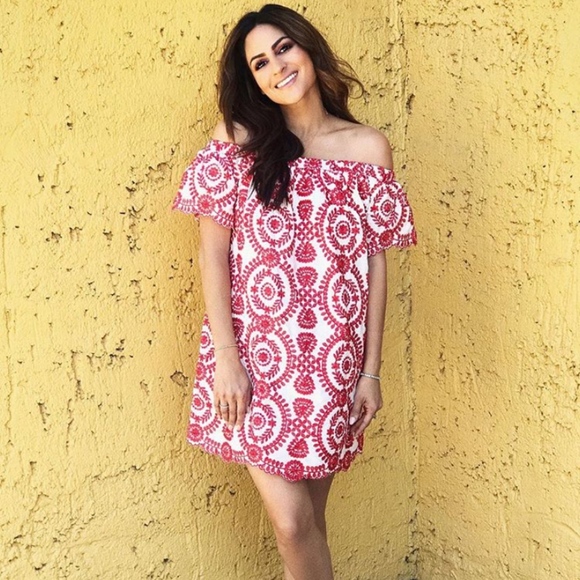 white embroidered sundress